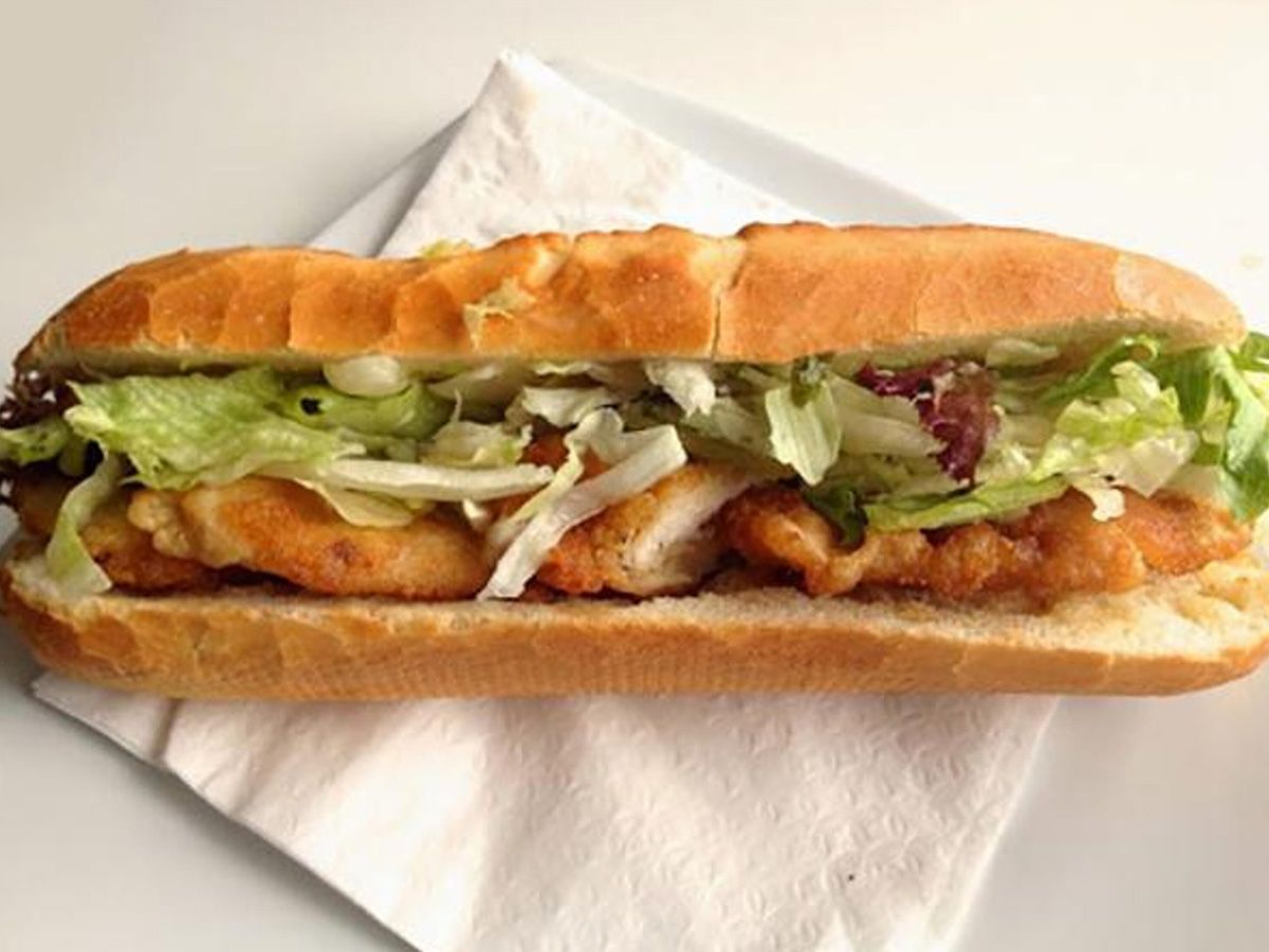 French Chicken Escalope Pane Sandwich
