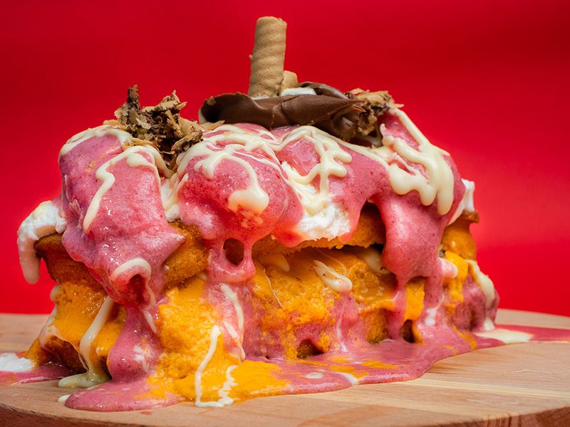 Ice Cream With Bread