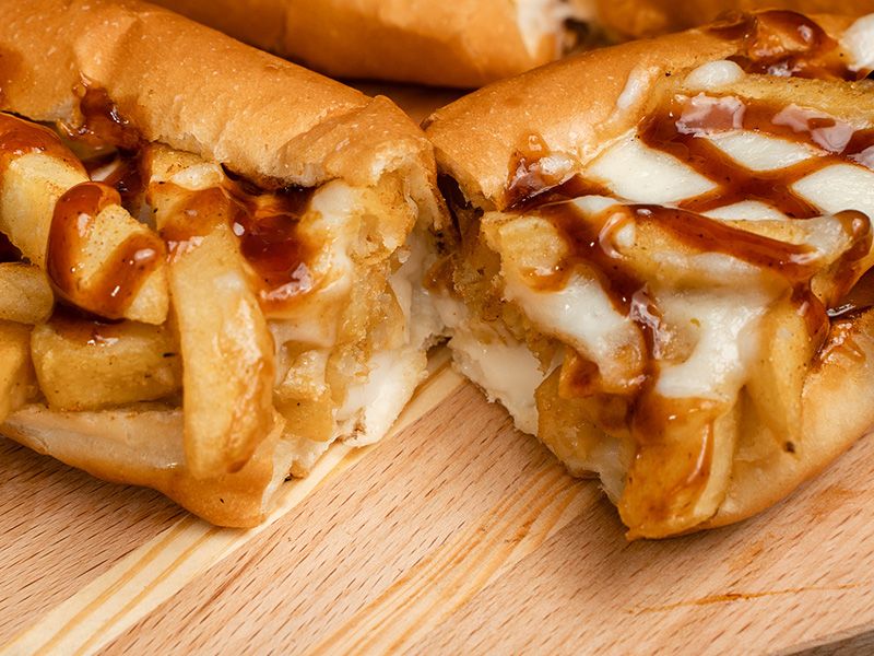 French Fries Sandwich