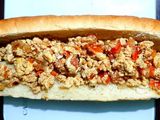 Pizza Omelette Sandwich