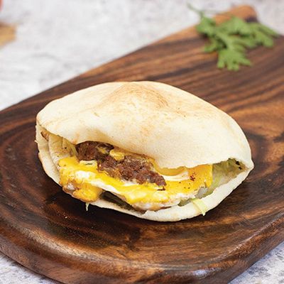 Sausage Omelette Sandwich
