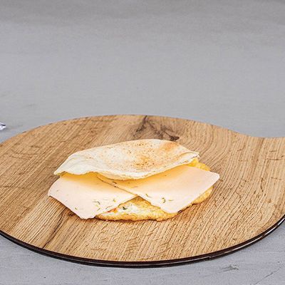 Cheddar Omelette Sandwich