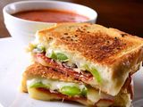 Omelette With Cheddar Cheese Sandwich
