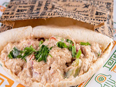 Baba Ghannoug Sandwich