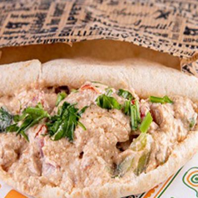 Baba Ghannoug Sandwich