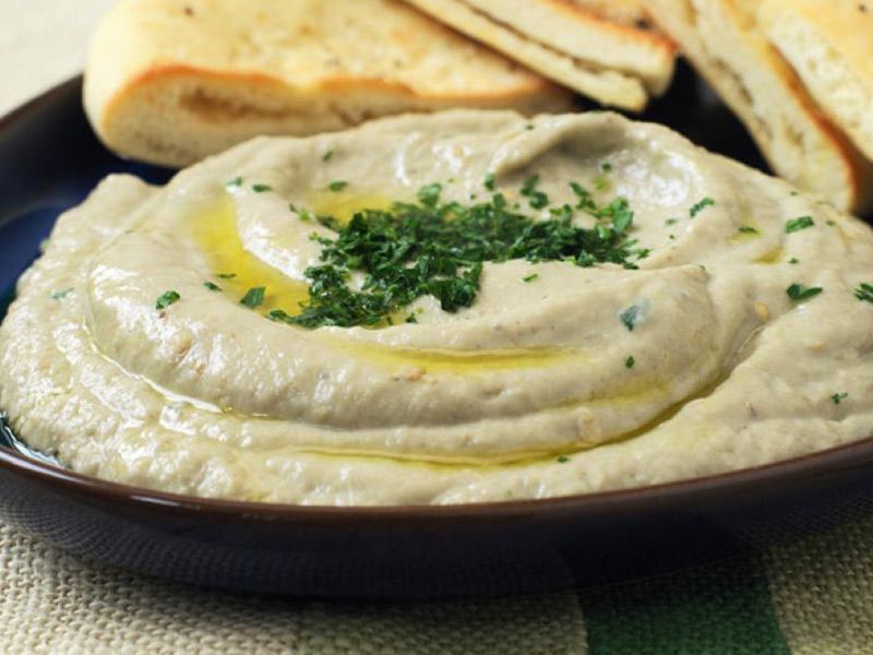 Baba Ghannoug Sandwich