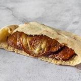 Hindu Fried Eggplant Sandwich