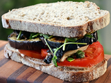 Fried Eggplant Sandwich