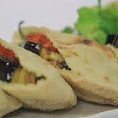 Fried Eggplant Sandwich