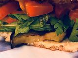 Fried Eggplant Sandwich
