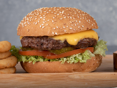 Charcoal Burger Sandwich