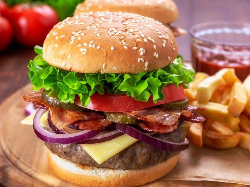 Cheese Beef Burger Sandwich