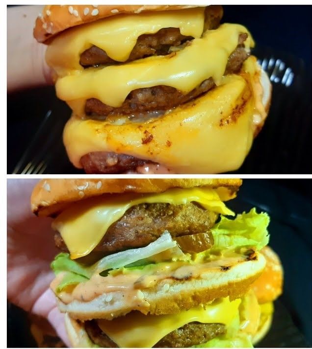 Mix Cheese Burger Sandwich