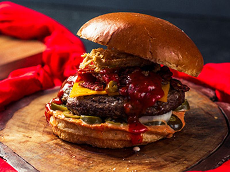 Bloody Boom Burger Sandwich