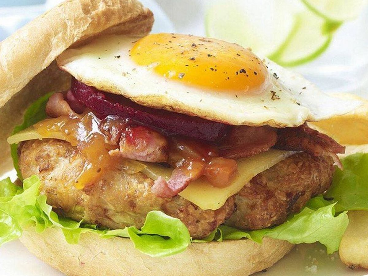 Medium Egg Burger Sandwich