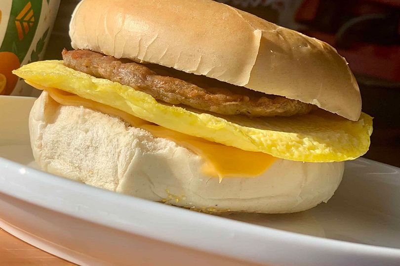 Egg and Cheese Burger