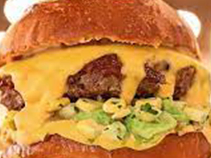Jumbo Chicken Burger With Cheese Sandwich