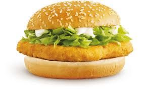 Chicken Burger With Eggs Sandwich