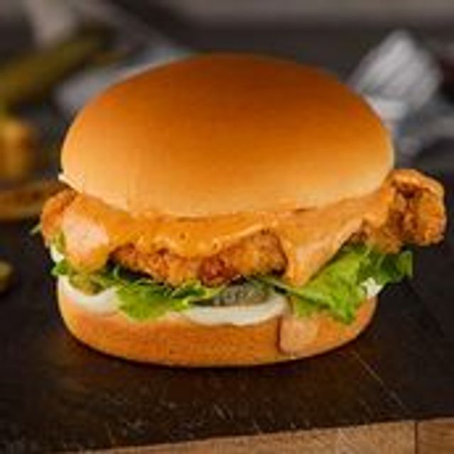 Smoke Chicken Burger Sandwich