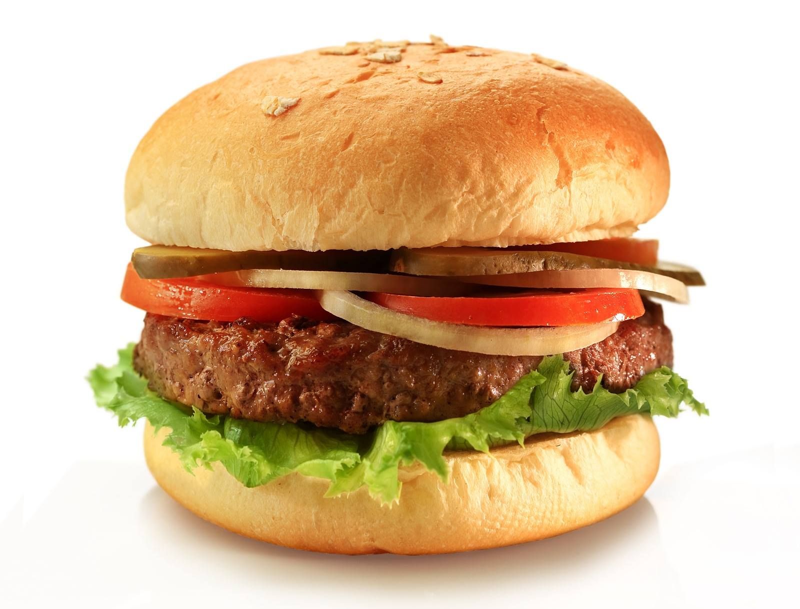 Plain Burger Sandwich