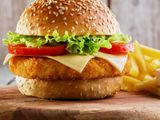 Chicken Burger Sandwich With Sandwich