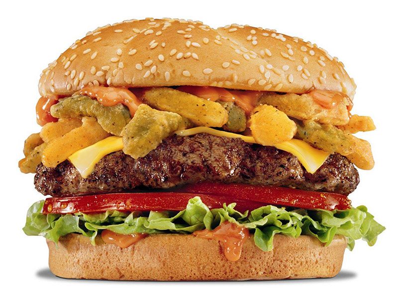 Large Beef Burger Sandwich