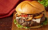 Beef Burger With Mushroom Sandwich