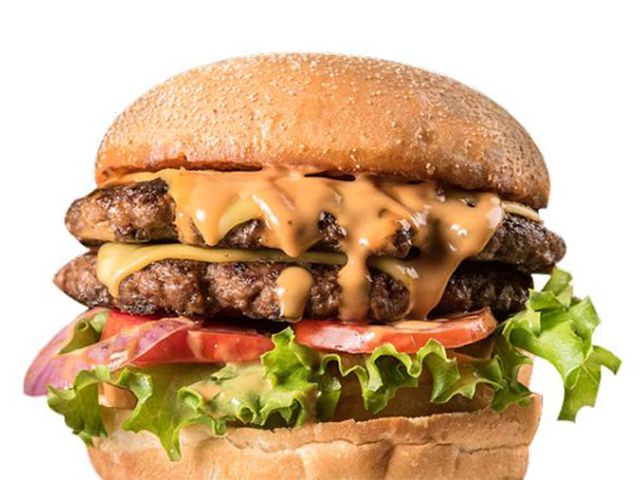House Beef Burger With Mozzarella Cheese Sandwich