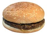 Plain Beef Burger Sandwich