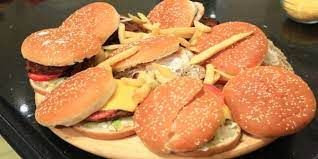 Mix Beef Burger Sandwich