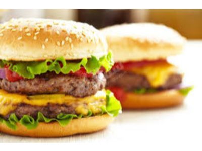 Large Double Cheese Burger Sandwich