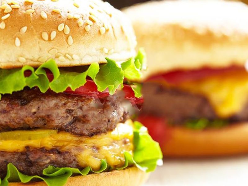 Double Beef Burger Sandwich