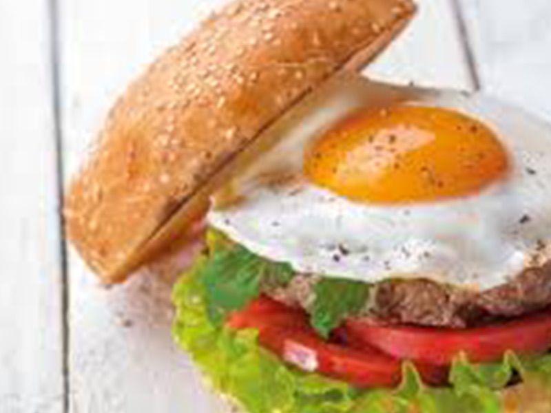 Eggs Burger Sandwich