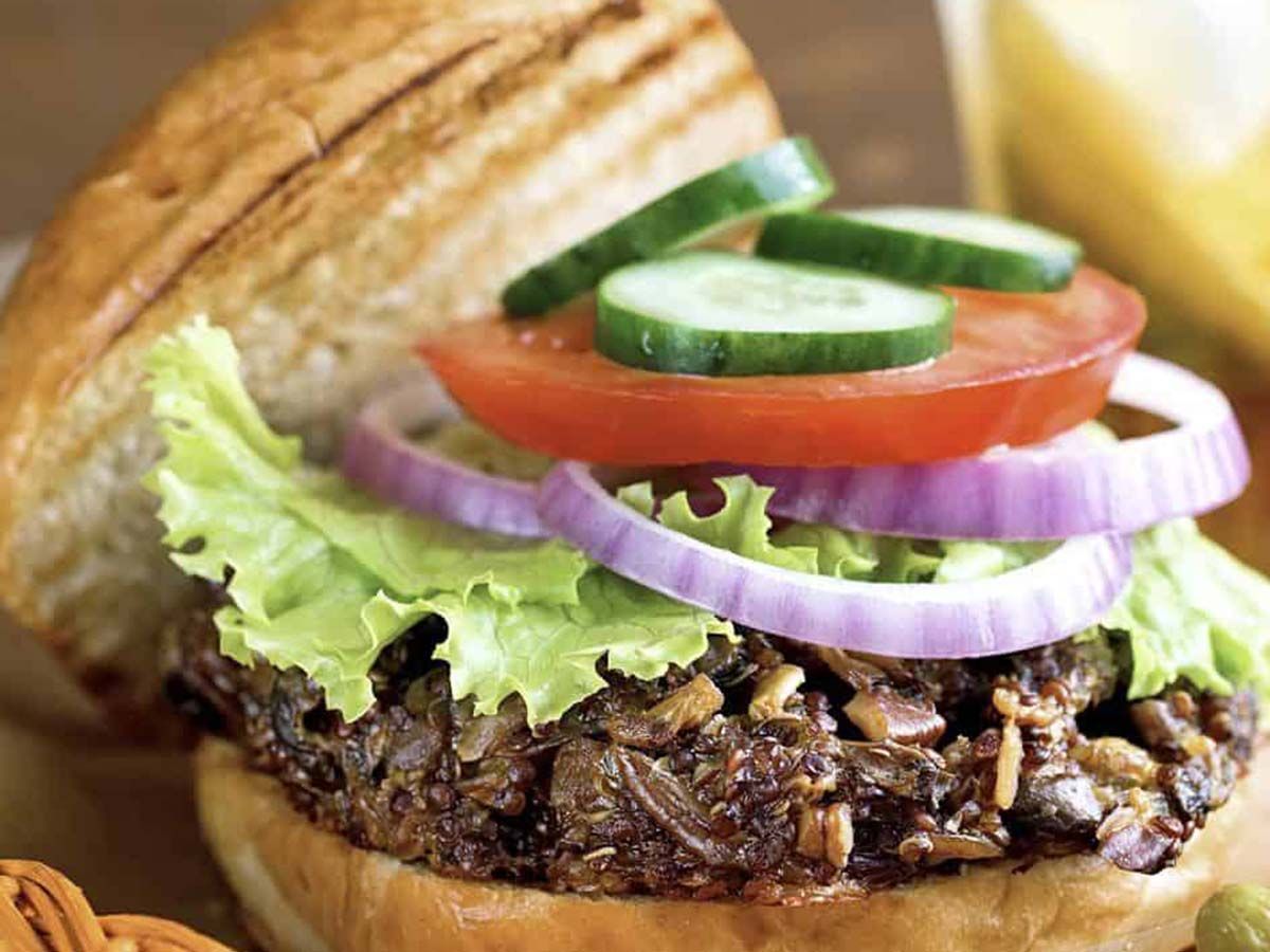 Burger With Melted Cheese