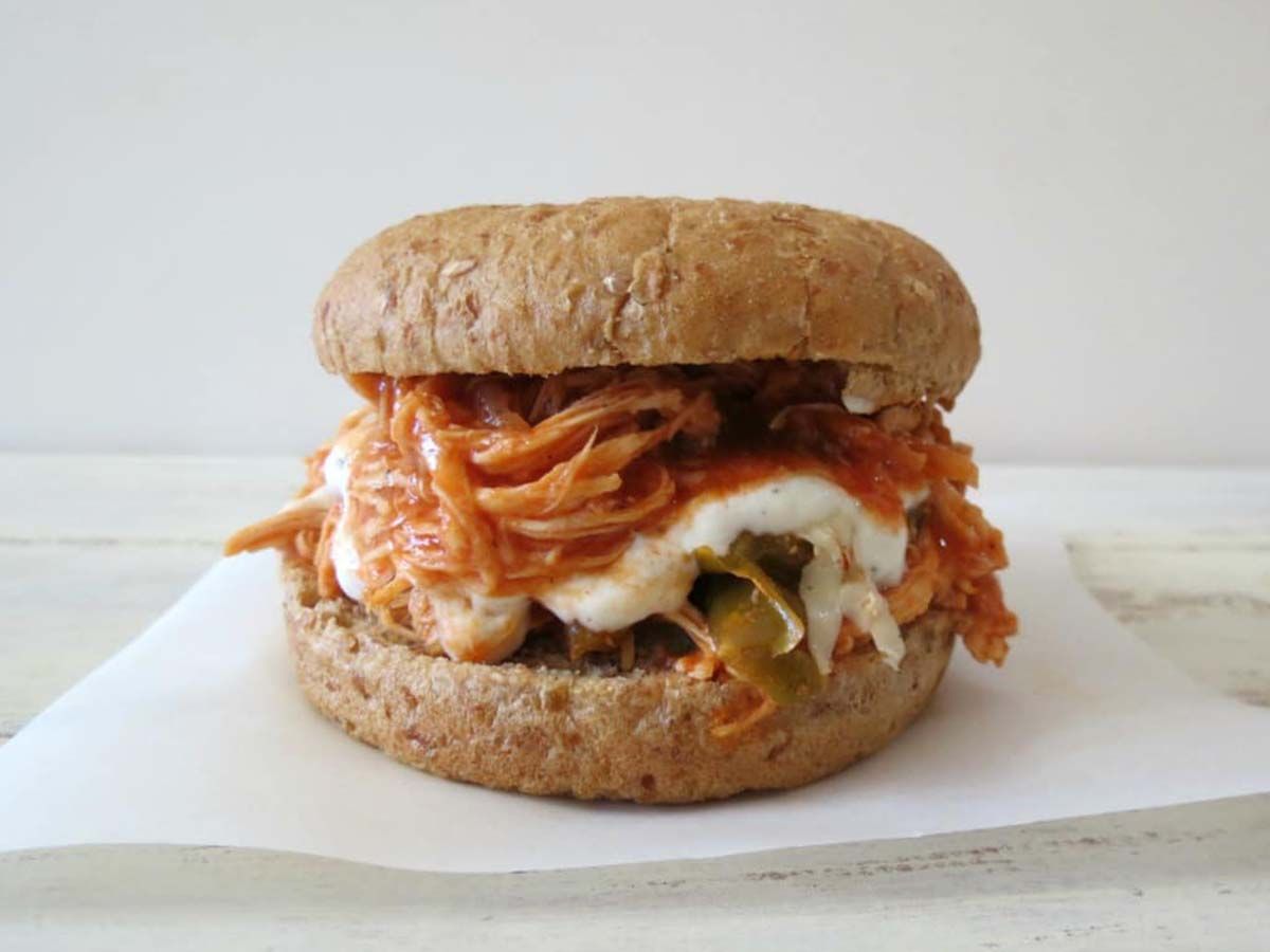Burger With Bbq Sauce