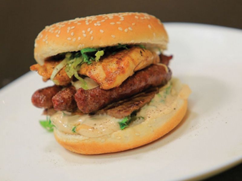 Burger Mix Sandwich