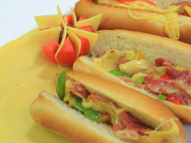 Pastrami With Cheese Sandwich