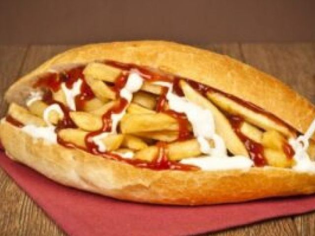 Pomme Frite Fries Sandwich