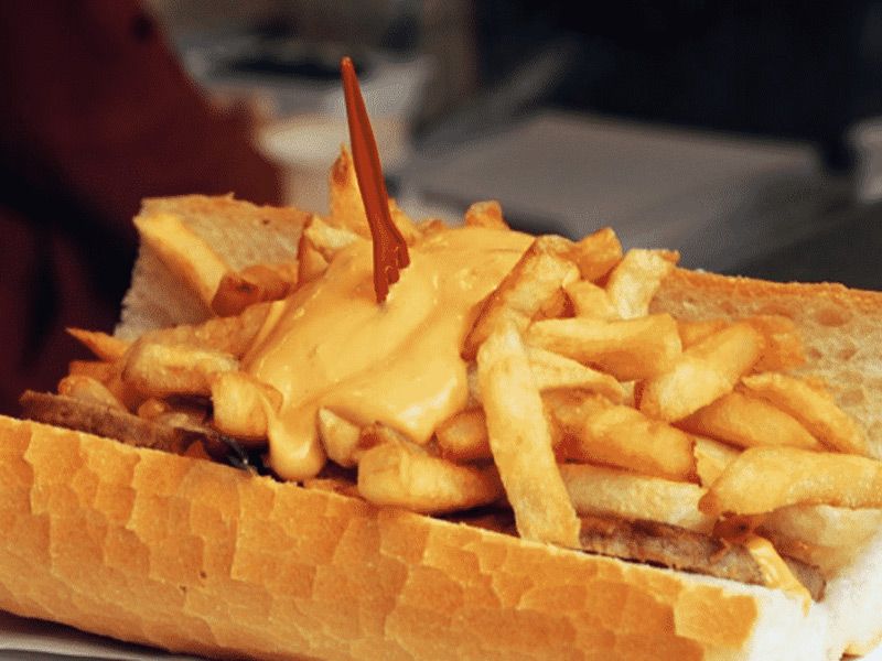 French Fries Sandwich
