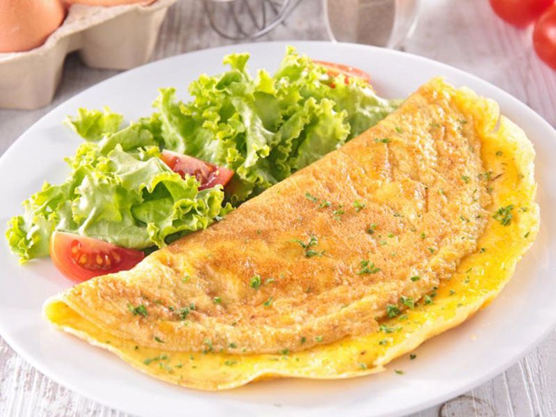 Potato Omelette Sandwich