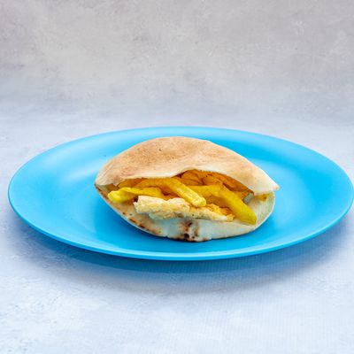 Potatoes With Omelet Sandwich
