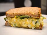 French Fries With Fried Eggs Sandwich