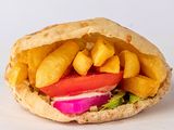 French Fries With Fried Egg Sandwich