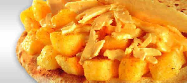 Grilled French Fries With Roumi Cheese Sandwich