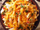 French Fries With Roumi Cheese Sandwich