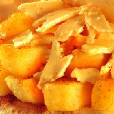 Potatoes With Roumi Cheese Sandwich
