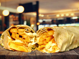 Potato With Cheddar Cheese Sandwich