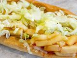 Fried Cheese With Mayonnaise Sandwich