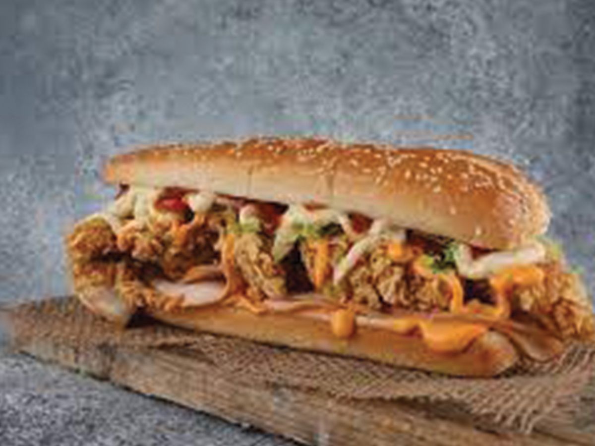 Zinger potato sandwich