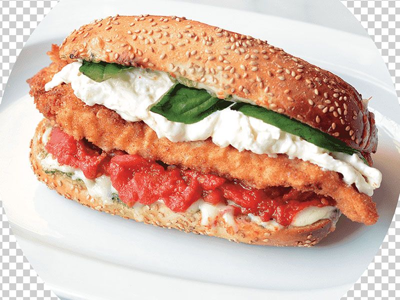 Potato Zinger With Cheese Sandwich